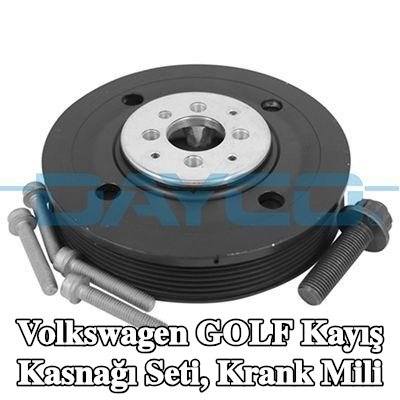 DAYCO Kayış Kasnağı Seti, krank mili — 1995 Volkswagen Golf