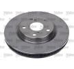 VALEO Ön aks fren diski, Outer Diameter: 296mm, Havalandırmalı — Toyota Matrix (3)