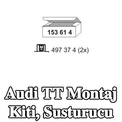 ERNST Montaj Kiti, boru konektörsüz susturucu — Audi Tt