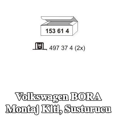 ERNST Montaj Kiti, boru konektörsüz susturucu — Volkswagen Bora