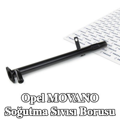 TRICLO Conasız/sızdırmazlık elemanı olmayan soğutma suyu borusu — 2000 Opel Movano
