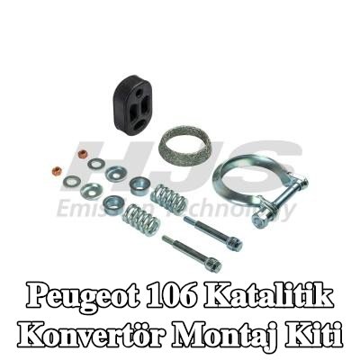HJS Katalitik konvertör montaj kiti — Peugeot 106