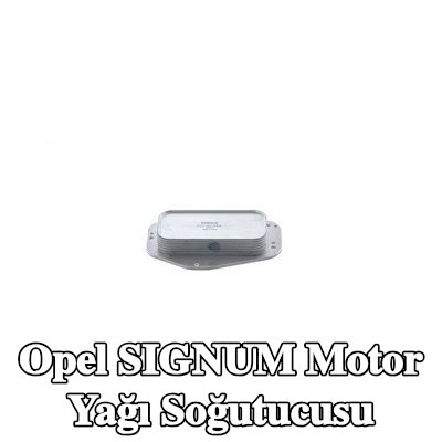 MAHLE Conta/sızdırmazlık elemanları ile motor yağı soğutucusu, yağ filtresi muhafazası olmadan — Opel Signum