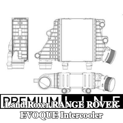 MAHLE Intercooler — Land Rover Range Rover Evoque