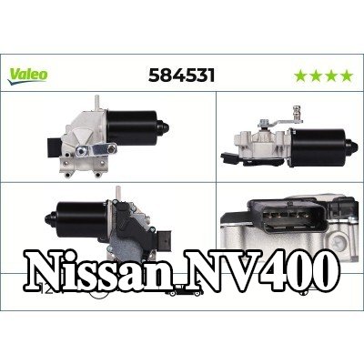 VALEO محرك المساحات الأمامي, 12V — Nissan Nv400