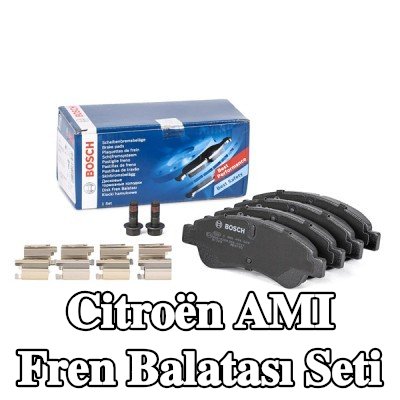 BOSCH Fren balatası seti 18, 8mm, gıcırtı önleyici plaka ile, cıvata/vida ile, aksesuarlarla, yaylı — Citroën Ami