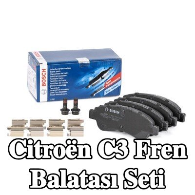 BOSCH Fren balatası seti 18, 8mm, gıcırtı önleyici plaka ile, cıvata/vida ile, aksesuarlarla, yaylı — Citroën C3