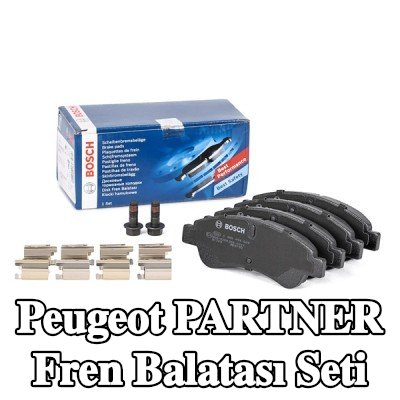 BOSCH Fren balatası seti 18, 8mm, gıcırtı önleyici plaka ile, cıvata/vida ile, aksesuarlarla, yaylı — 2002 Peugeot Partner