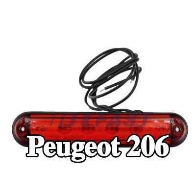 FAST مصباح الفرامل الثالث — Peugeot 206