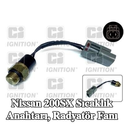 QUINTON HAZELL Sıcaklık Anahtarı, CI radyatör fanı — Nissan 200sx