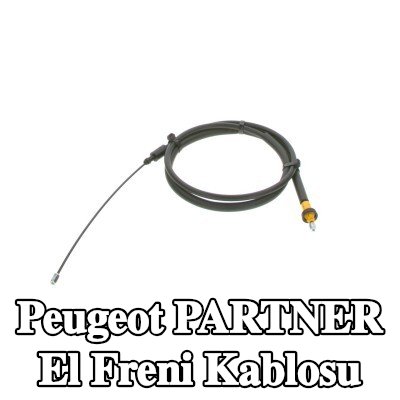 BOSCH El freni kablosu 1850mm — 2012 Peugeot Partner