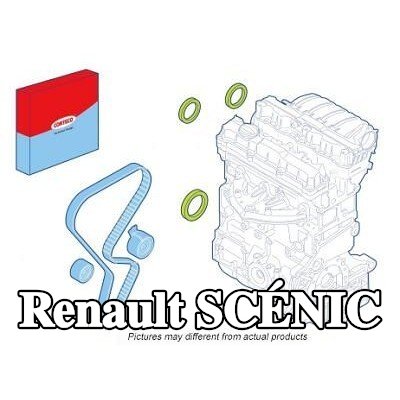 CORTECO مجموعة سدادات العمود, جانب بكرة المحرك — Renault Scénic
