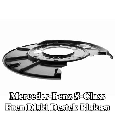 VAICO Fren diski destek plakası Arka Aks Sol — Mercedes-Benz S-Class