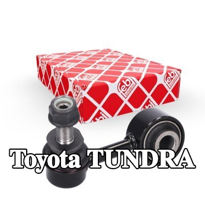 FEBI BILSTEIN وصلة قضيب مانع الانقلاب للمحور الأمامي الأيسر, 85mm, الفولاذ, مع صامولة قفل — Toyota Tundra