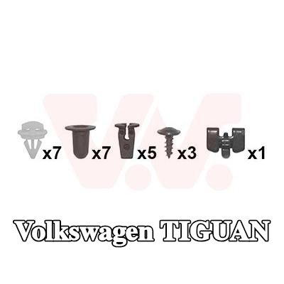 VAN WEZEL طقم التثبيت، واقي الطين — Volkswagen Tiguan