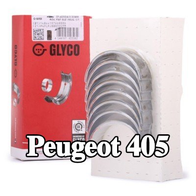 GLYCO محامل الطرف الكبير من سبائك الألومنيوم على قاعدة فولاذية — Peugeot 405