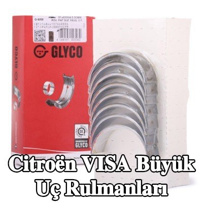 GLYCO Büyük Uç Yatakları Çelik tabanlı alüminyum alaşımı — Citroën Visa