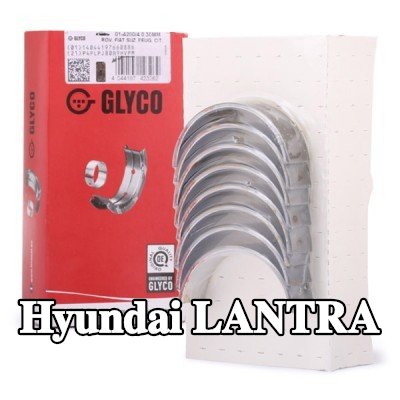 GLYCO محامل الطرف الكبير من سبائك الألومنيوم على قاعدة فولاذية — Hyundai Lantra