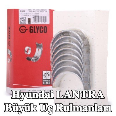 GLYCO Büyük Uç Yatakları Çelik tabanlı alüminyum alaşımı — Hyundai Lantra