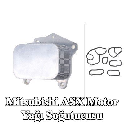HELLA Conta/sızdırmazlık elemanları ile motor yağı soğutucusu — Mitsubishi Asx