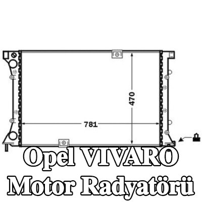 MAHLE Motor radyatörü — 2003 Opel Vivaro