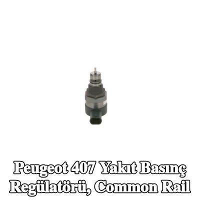 BOSCH Yakıt basınç regülatörü, common rail Ön — Peugeot 407