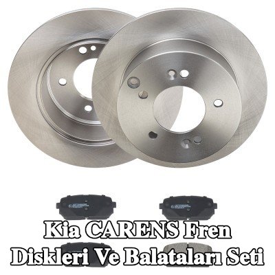 RIDEX Fren diskleri ve balataları seti Arka Aks, düz — 2012 Kia Carens