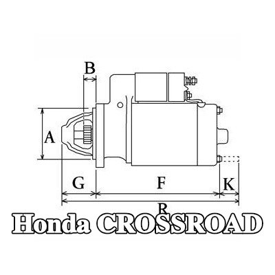HC-Cargo محرك التشغيل 1, 1kW — Honda Crossroad