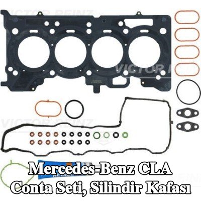 REINZ Conta seti, valf gövdesi contalı silindir kafası, egzoz manifoldu contası/contaları olmadan — Mercedes-Benz Cla