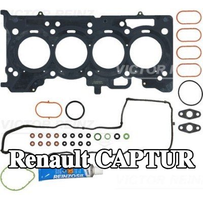 REINZ مجموعة حشيات, رأس الأسطوانة مع أختام صمامات, بدون حشية (حشيات) مشعب العادم — Renault Captur