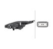 HELLA Far Sağ, H1, H7, H7/H1, PY21W, ampullü, far seviyeleme motorlu — 2016 Ford Fiesta (2)