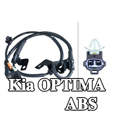HELLA مستشعر ABS للمحور الأمامي الأيمن, مع مشابك تثبيت على الكابل — 2011 Kia Optima