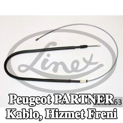 LINEX Kablo, hizmet freni — 2012 Peugeot Partner