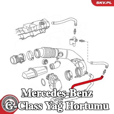 ESEN SKV Yağ hortumu — Mercedes-Benz G-Class