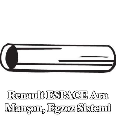 BOSAL Ara manşon, egzoz sistemi — Renault Espace