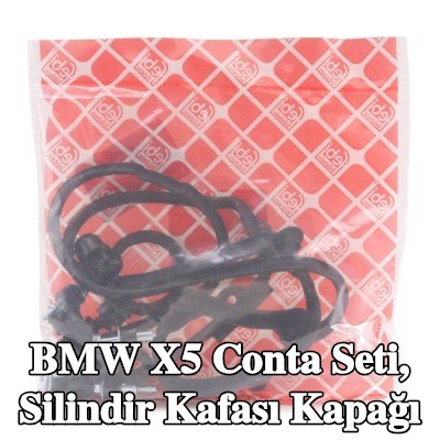 FEBI BILSTEIN Conta seti, silindir kapağı ACM (Poliakrilat), NBR (nitril butadien kauçuk) — 2007 BMW X5