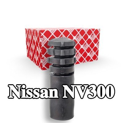 FEBI BILSTEIN مخمد مطاطي, نظام التعليق المحور الأمامي الأيسر, المحور الأمامي الأيمن, مع مصد صدمات — Nissan Nv300