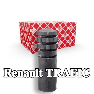 FEBI BILSTEIN مخمد مطاطي, نظام التعليق المحور الأمامي الأيسر, المحور الأمامي الأيمن, مع مصد صدمات — Renault Trafic