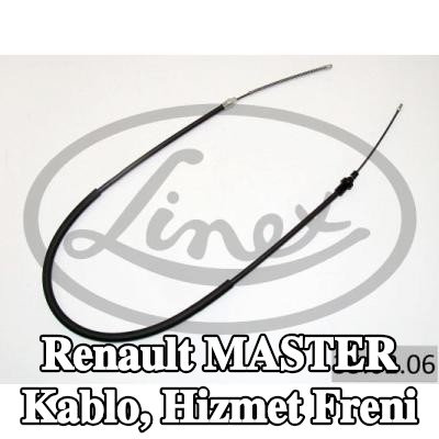 LINEX Kablo, hizmet freni — 2002 Renault Master