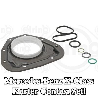 ELRING Krank mili contalı karter conta seti, entegre mil contalı — 2017 Mercedes-Benz X-Class