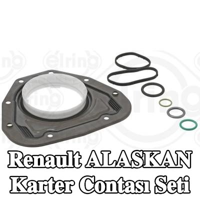 ELRING Krank mili contalı karter conta seti, entegre mil contalı — Renault Alaskan