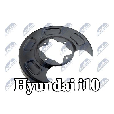 NTY لوحة دعم قرص الفرامل للمحور الخلفي الأيمن — Hyundai i10