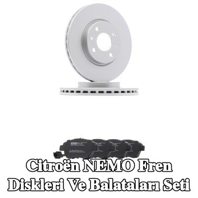 RIDEX PLUS Fren diskleri ve balataları seti Ön Aks, Havalandırmalı — Citroën Nemo