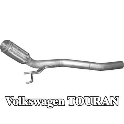 POLMO أنبوب إصلاح، المحول الحفاز — 2003 Volkswagen Touran