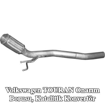 POLMO Onarım Borusu, katalitik konvertör — 2004 Volkswagen Touran