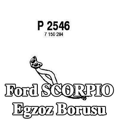 VEGAZ Egzoz Borusu — Ford Scorpio