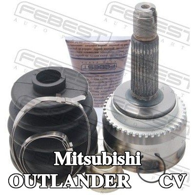 FEBEST وصلة المحور الأمامي, جانب العجلة, مع حلقة مستشعر ABS — 2002 Mitsubishi Outlander