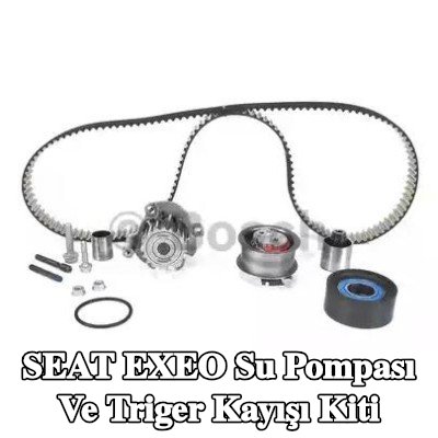 BOSCH Su pompası ve triger kayışı kiti Diş Sayısı: 160, Width: 30mm — SEAT Exeo