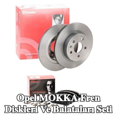 BREMBO Fren diskleri ve balataları seti Prime, düz — Opel Mokka