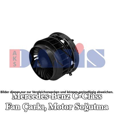 AKS DASIS Fan çarkı, motor soğutma — Mercedes-Benz C-Class